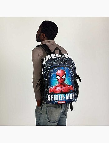 Marvel Spiderman Maximum Sac à dos Fight FAN 2.2, Bleu