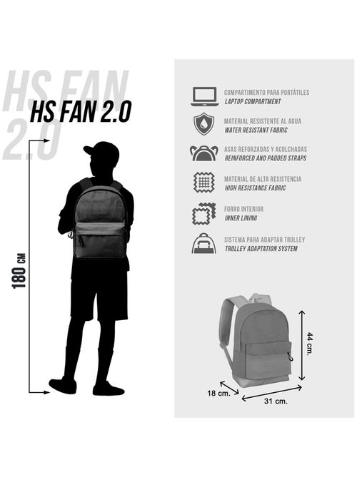 Marvel Spiderman Maximum Sac à dos HS FAN 2.2, Bleu - Kiabi