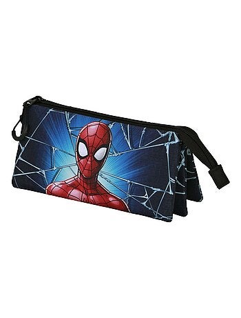 Marvel Spiderman Maximum Trousse Triple, Bleu