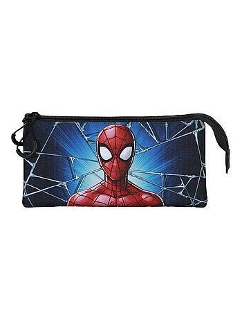 Marvel Spiderman Maximum Trousse Triple, Bleu