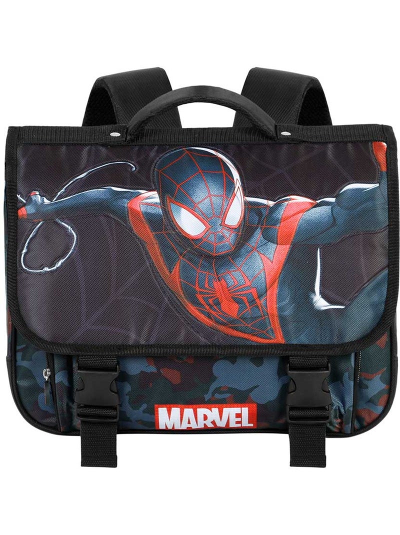 Marvel Spiderman Miles Cartable 2.0, Noir Noir - Kiabi