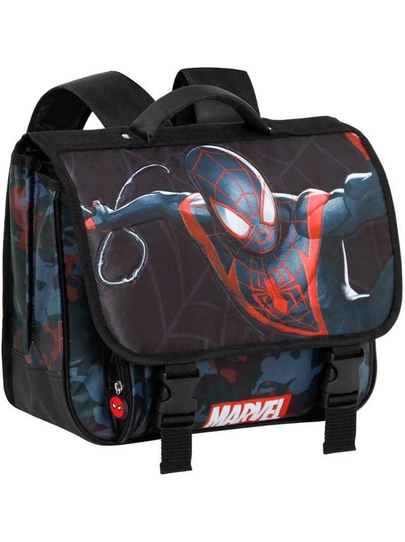 Marvel Spiderman Miles Cartable 2.0, Noir Noir - Kiabi