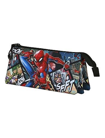 Marvel Spiderman Panels Trousse Triple, Multicolore