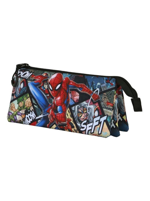 Marvel Spiderman Panels Trousse Triple, Multicolore - Kiabi Marvel Spiderman Panels Trousse Triple, Multicolore - Kiabi
