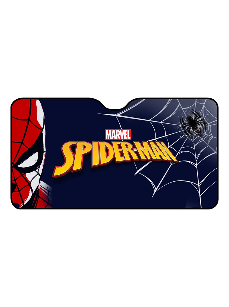 Marvel Spiderman Pare-soleil avant pour pare-brise de voiture 130 x 70 cm Rouge - Kiabi