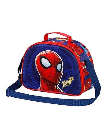 Marvel Spiderman Sides Sac Repas 3D, Bleu