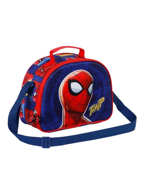 Marvel Spiderman Sides Sac Repas 3D, Bleu - Kiabi