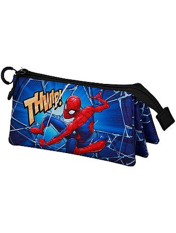 Marvel Spiderman Skills Trousse Triple, Noir