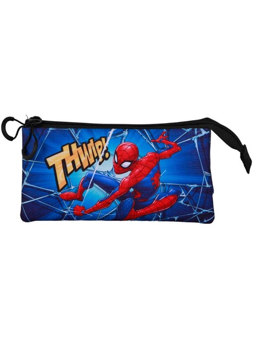 Marvel Spiderman Skills Trousse Triple, Noir - Kiabi
