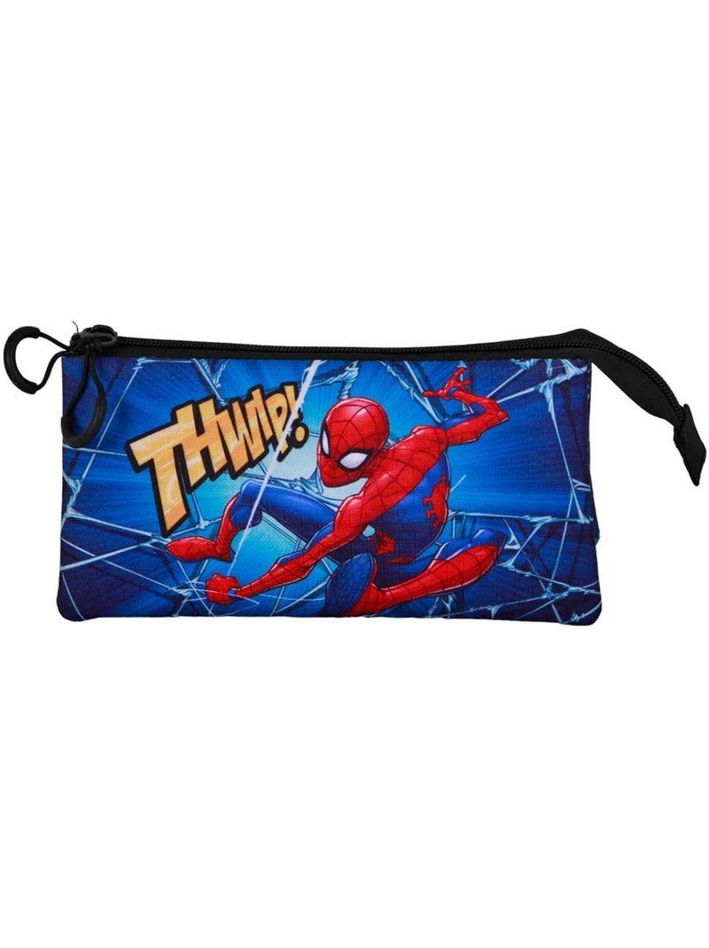 Marvel Spiderman Skills Trousse Triple, Noir Noir - Kiabi