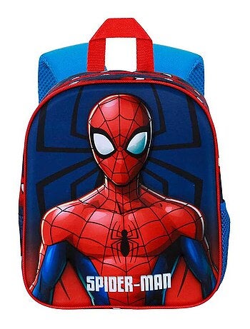 Marvel Spiderman Solid Sac à Dos 3D Elite, Bleu