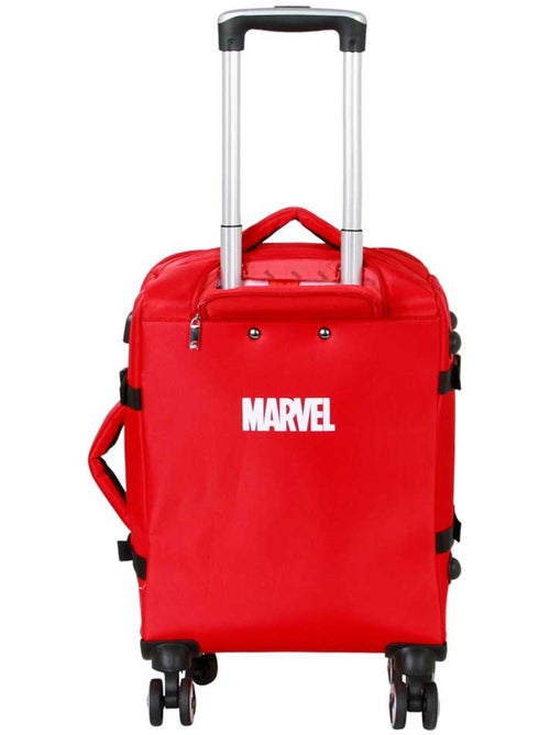 Marvel Spiderman Spider Valise Cabine 4 Roues, Rouge - Kiabi