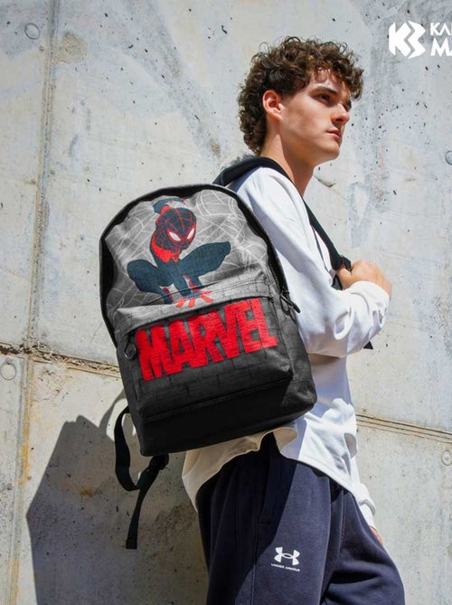 Marvel Spiderman Spin Sac à dos HS FAN 2.2, Gris - Kiabi Marvel Spiderman Spin Sac à dos HS FAN 2.2, Gris - Kiabi