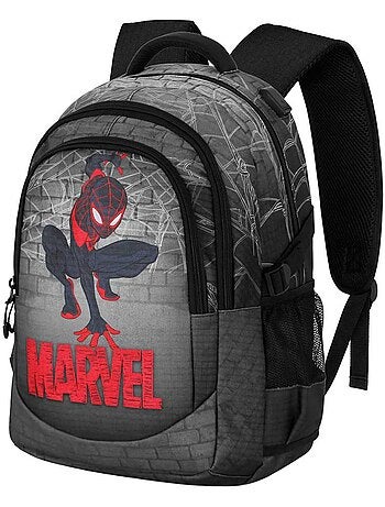 Marvel Spiderman Spin Sac à dos Running PLUS, Gris