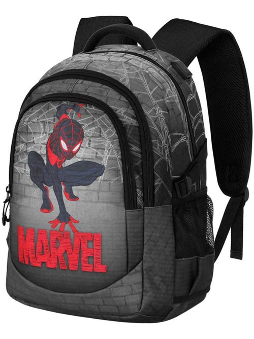 Marvel Spiderman Spin Sac à dos Running PLUS, Gris - Kiabi