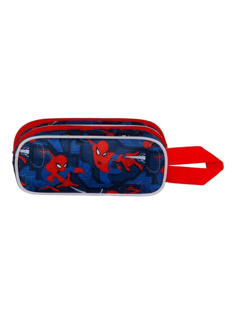 Marvel Spiderman Stronger Trousse 3D Double, Rouge Rouge - Kiabi