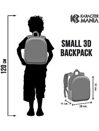 Marvel Spiderman Symbol Sac à Dos 3D Elite, Gris