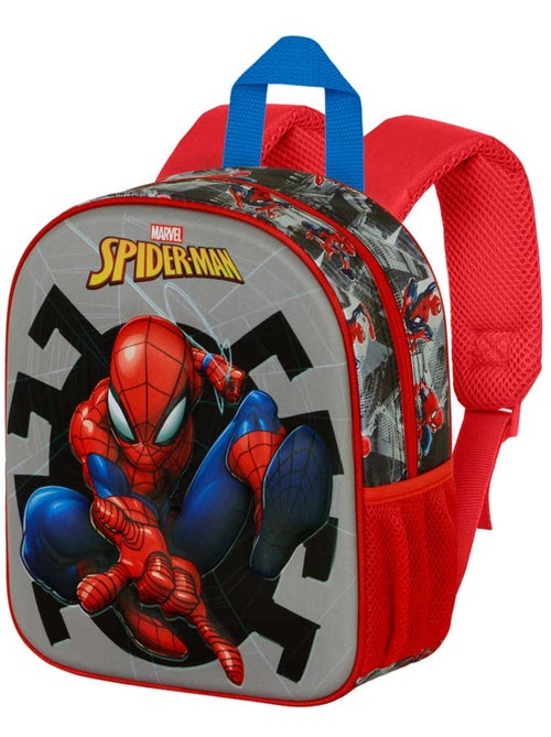 Marvel Spiderman Symbol Sac à Dos 3D Elite, Gris - Kiabi