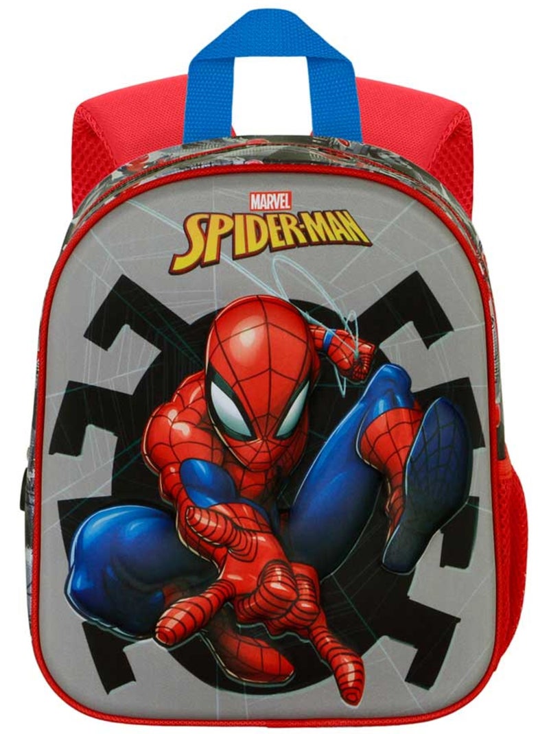 Marvel Spiderman Symbol Sac à Dos 3D Elite, Gris Gris - Kiabi
