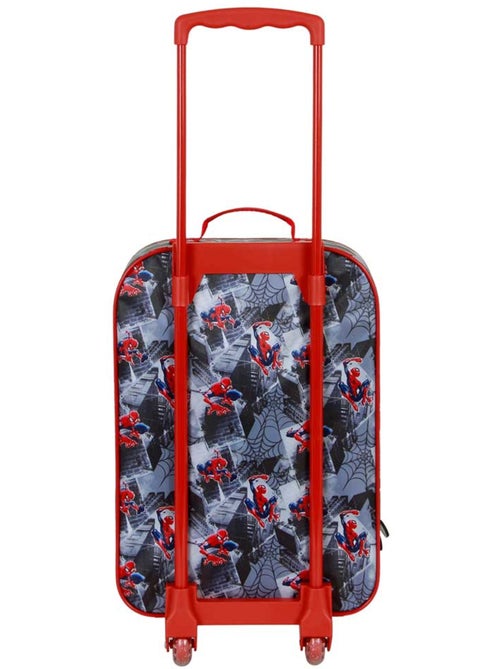 Marvel Spiderman Symbol Valise à Roulettes Soft 3D, Gris - Kiabi