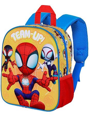 Marvel Spiderman Team-up Sac à Dos 3D Elite, Jaune