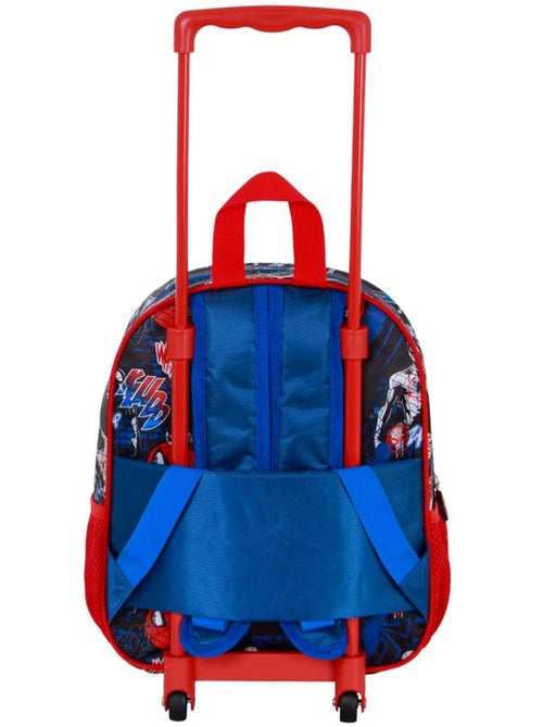 Marvel Spiderman Wall Sac à dos 3D à Roulettes Petit, Rouge - Kiabi