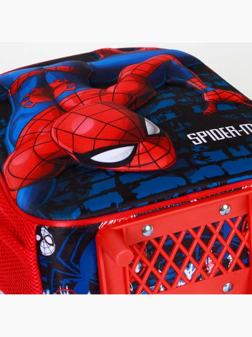 Marvel Spiderman Wall Sac à dos 3D à Roulettes Petit, Rouge - Kiabi