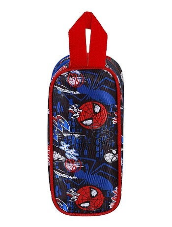 Marvel Spiderman Wall Trousse 3D Double, Rouge