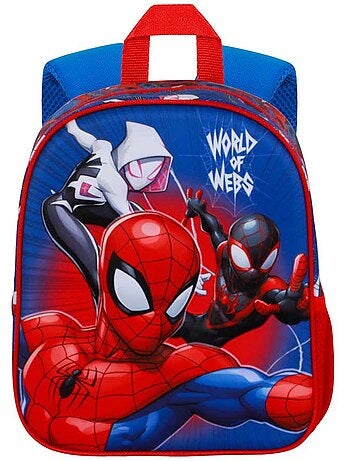 Marvel Spiderman Word Sac à Dos 3D Elite, Bleu