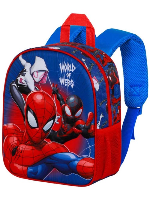 Marvel Spiderman Word Sac à Dos 3D Elite, Bleu - Kiabi