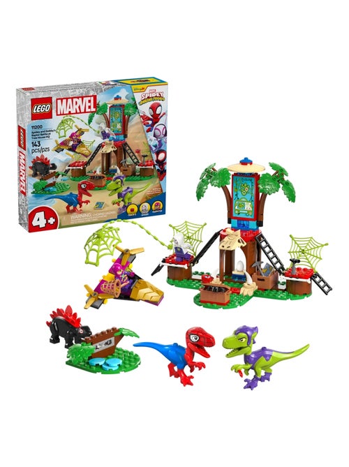 Marvel Spidey contre le raptor de Gobby à la cabane dans l'arbre - Kiabi