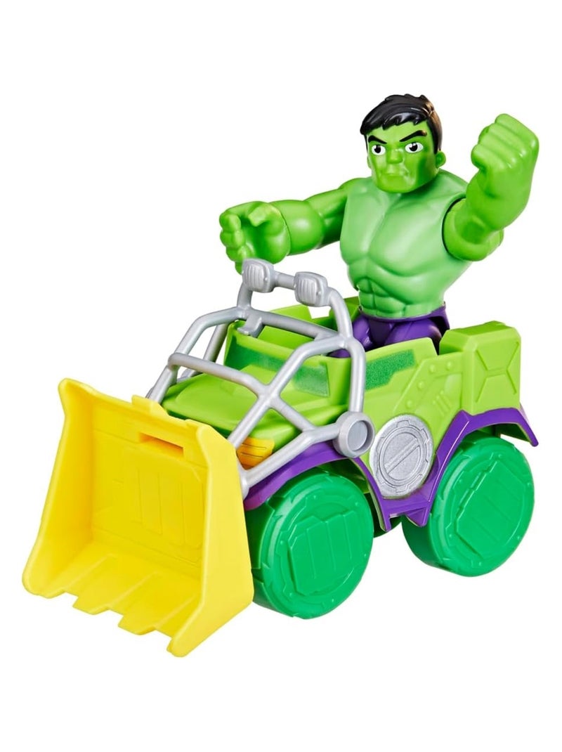 Set Marvel Spidey Hulk Camion Marvel Spidey And His Amazing Friends, Figurine Hulk Et Camion Démolisseur | Toys R Us Canada Set Véhicule Et Accessoire