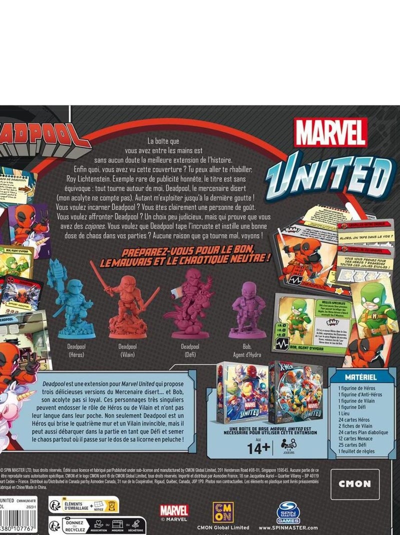 Marvel United Dead pool edition N/A - Kiabi