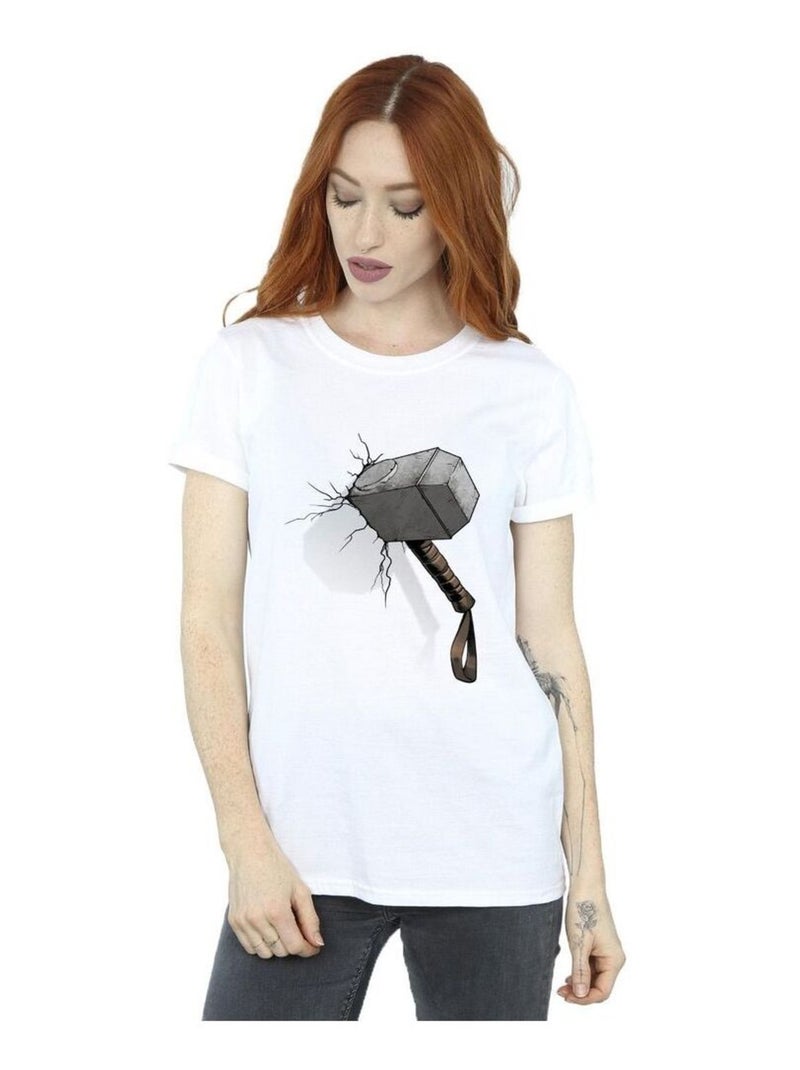 Marvel Universe - T-shirt Blanc - Kiabi