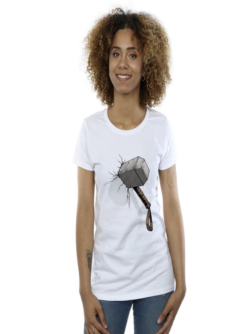 Marvel Universe - T-shirt Blanc - Kiabi