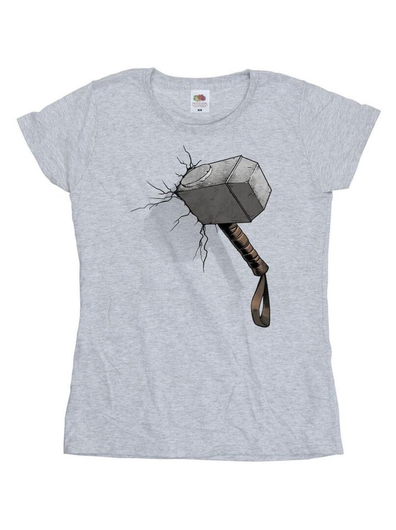 Marvel Universe - T-shirt Gris chiné - Kiabi