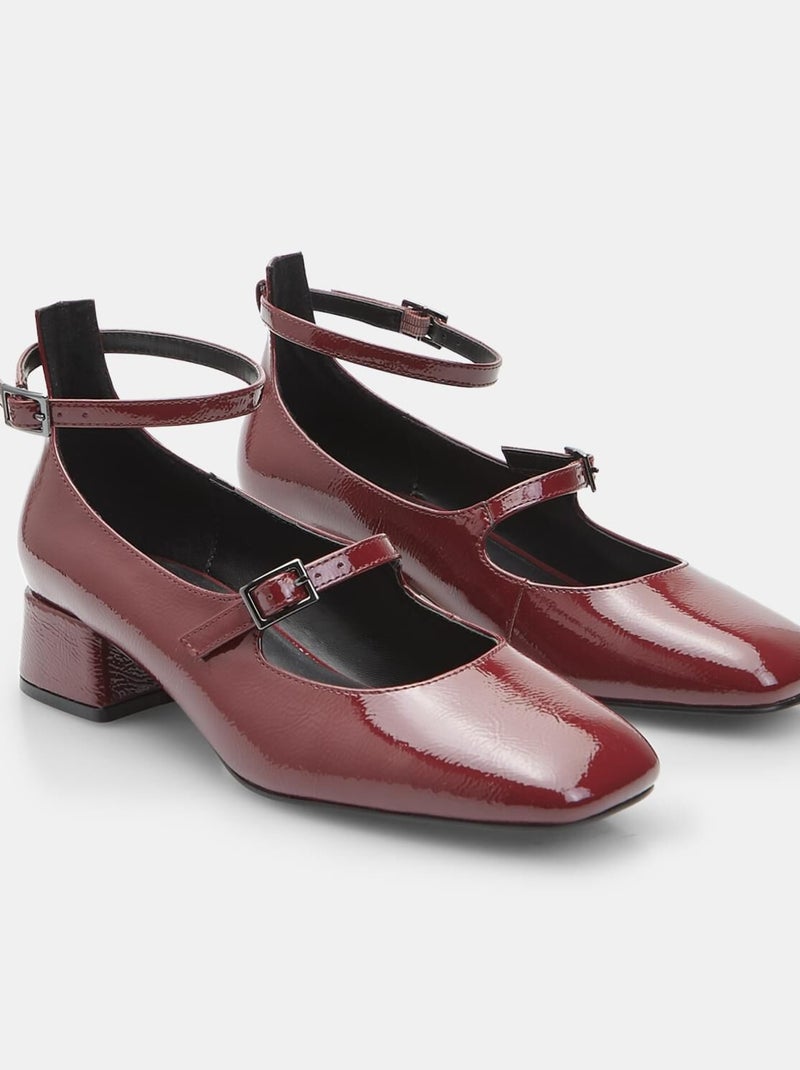 Mary Jane avec bride à la cheville BATA Rouge - Kiabi