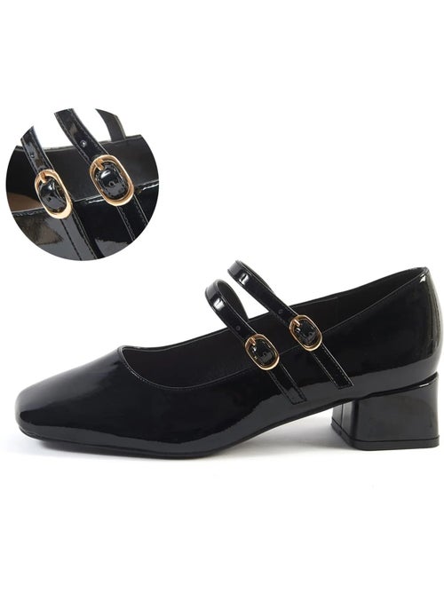 Mary jane babies pieds larges h - diana - Kiabi