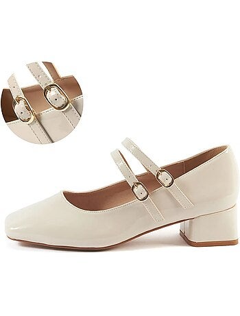 Mary Jane Babies pieds larges H - Modèle Diana