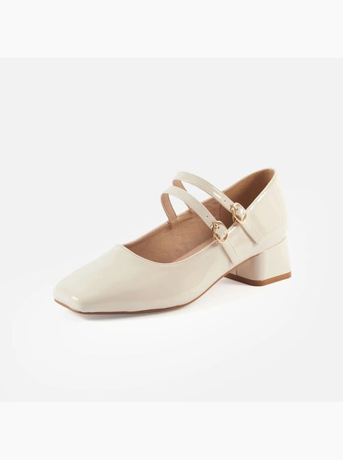 Mary Jane Babies pieds larges H - Modèle Diana - Kiabi