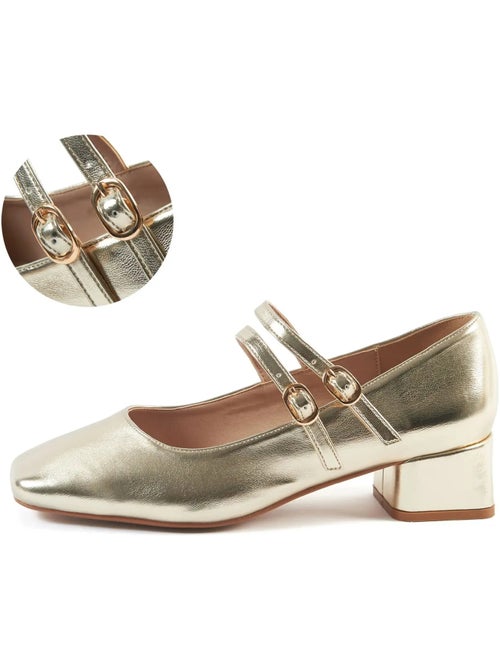 Mary Jane Babies pieds larges H - Modèle Diana - Kiabi