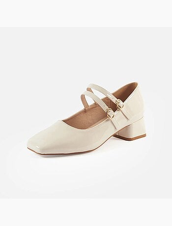Mary Jane Babies pieds larges H - Modèle Diana