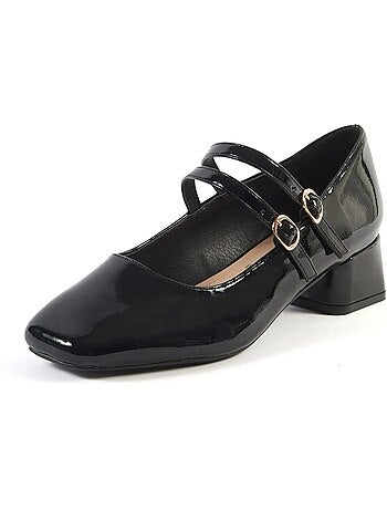 Mary Jane Babies pieds larges H - Modèle Diana