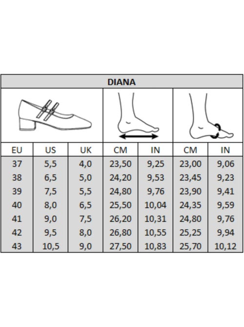 Mary Jane Babies pieds larges H - Modèle Diana - Kiabi