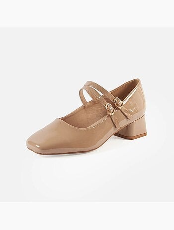 Mary Jane Babies pieds larges H - Modèle Diana
