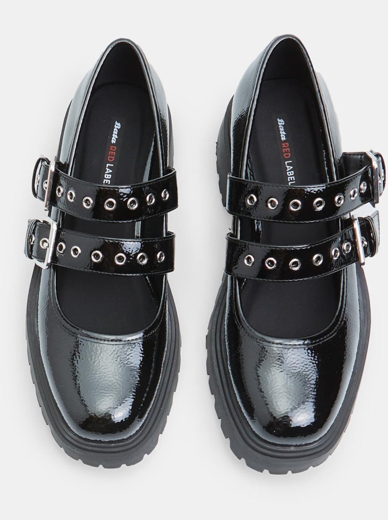 Mary Jane Bata Red Label Noir - Kiabi