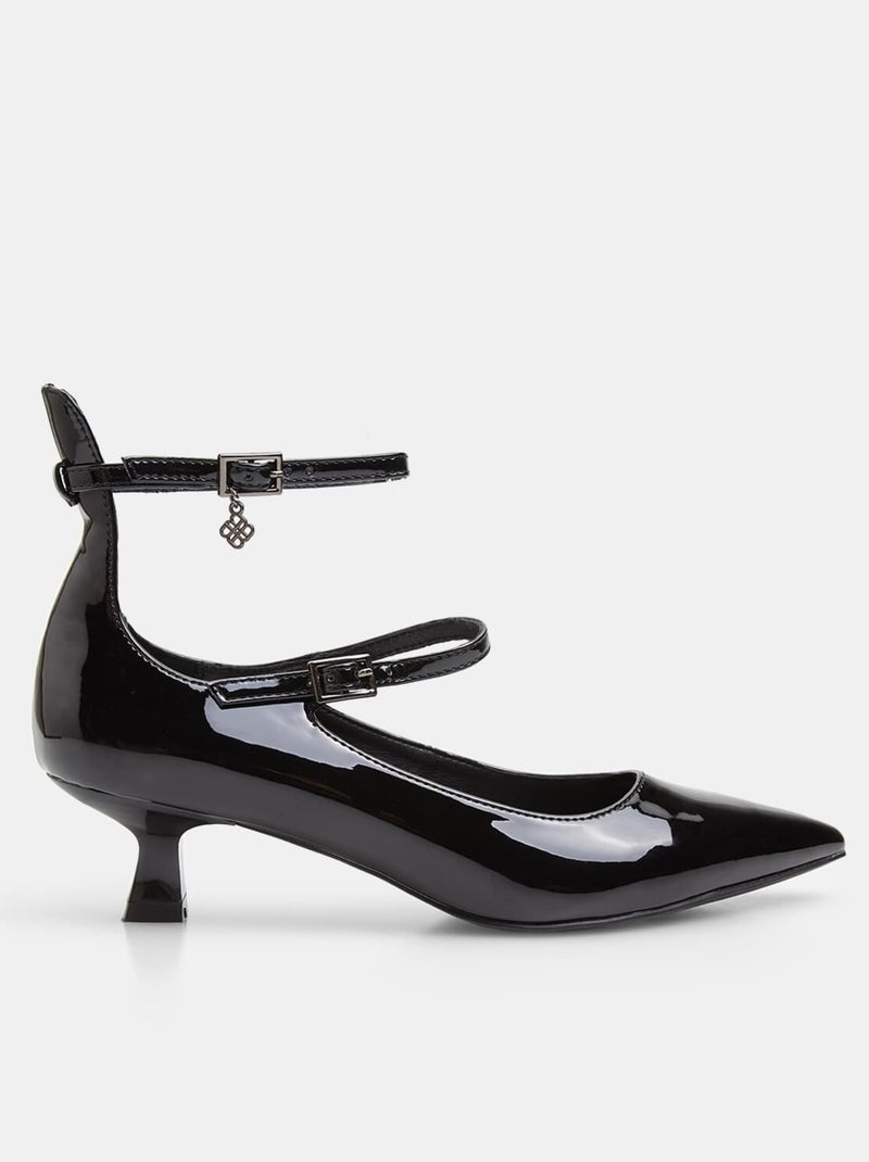 Mary Janes Bata Red Label avec talon 4 cm Noir - Kiabi