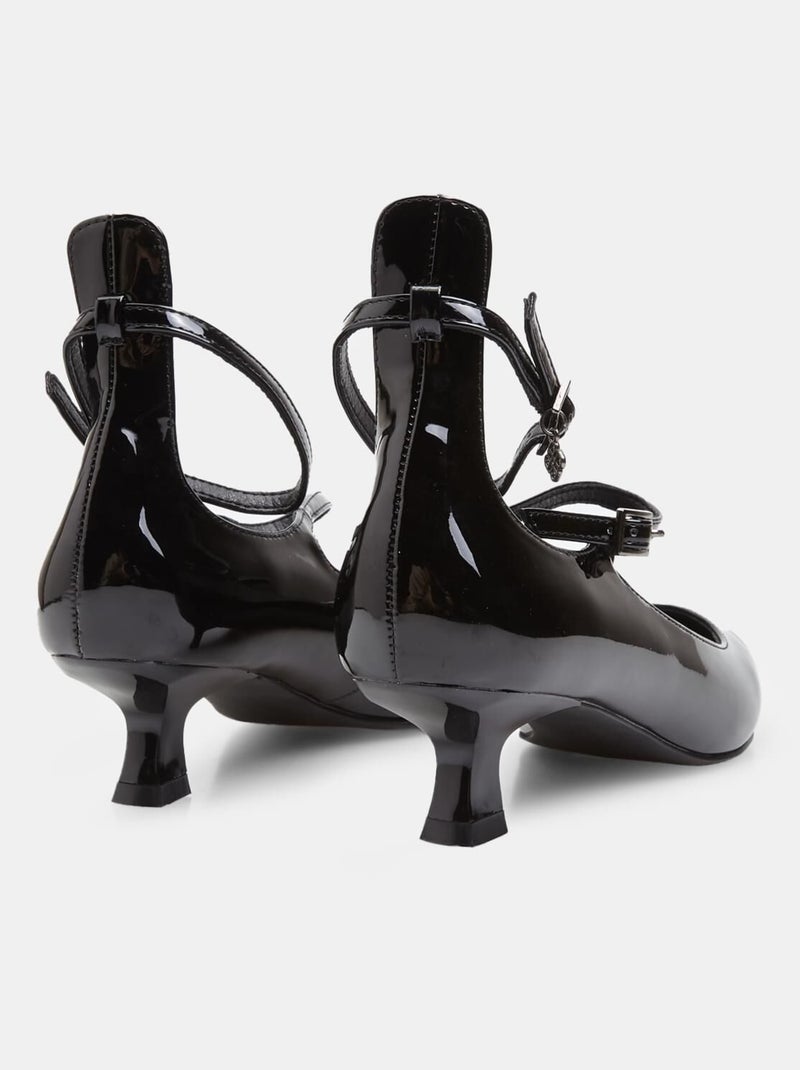Mary Janes Bata Red Label avec talon 4 cm Noir - Kiabi