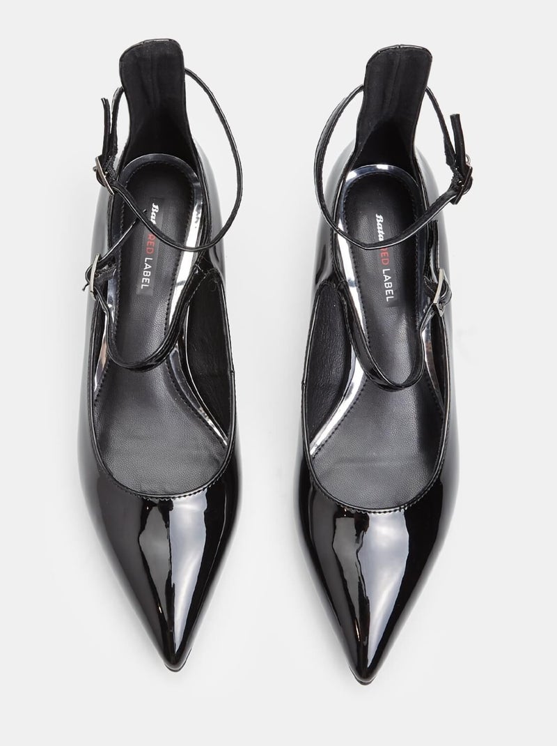 Mary Janes Bata Red Label avec talon 4 cm Noir - Kiabi