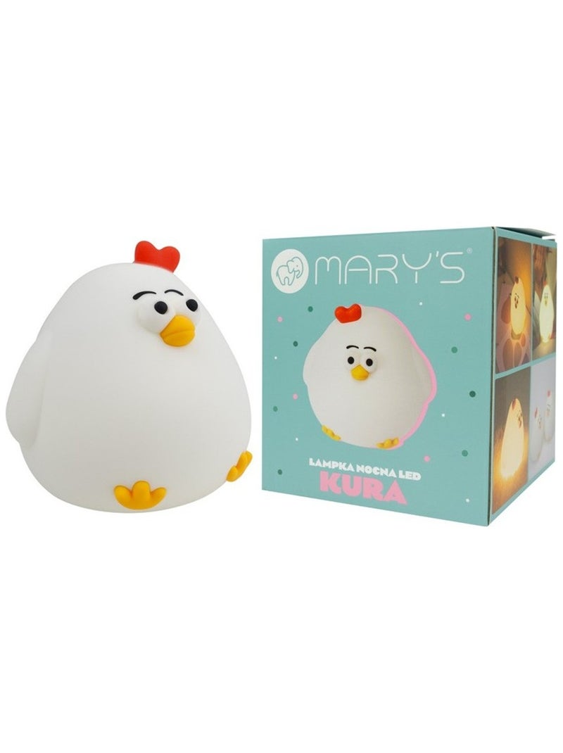 Mary's - Veilleuse rechargeable Poule Blanc - Kiabi